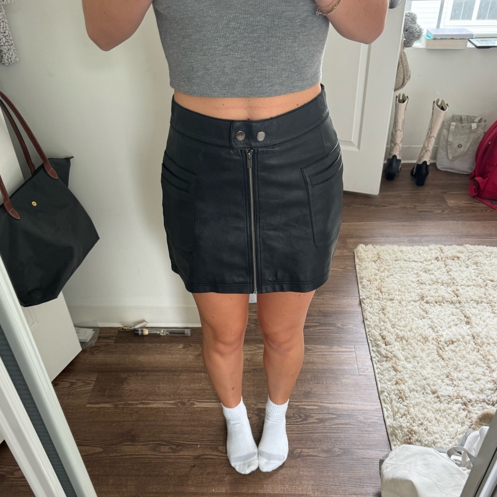 Leather Skirt